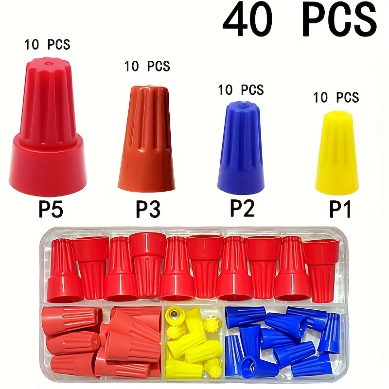 Home Improvement Items - 40-220Pcs Boxed Quick Connector Kit, Twist-Speed