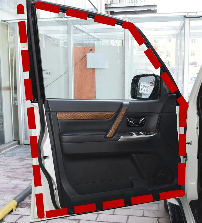 1 Pcs Door Rubber with Clips f - Door Weather Strip 评论和价格