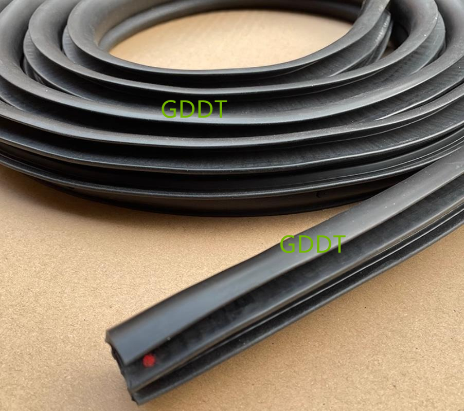 1 Piece Black Door Rubber for  - Door Weather Strip 评论和价格