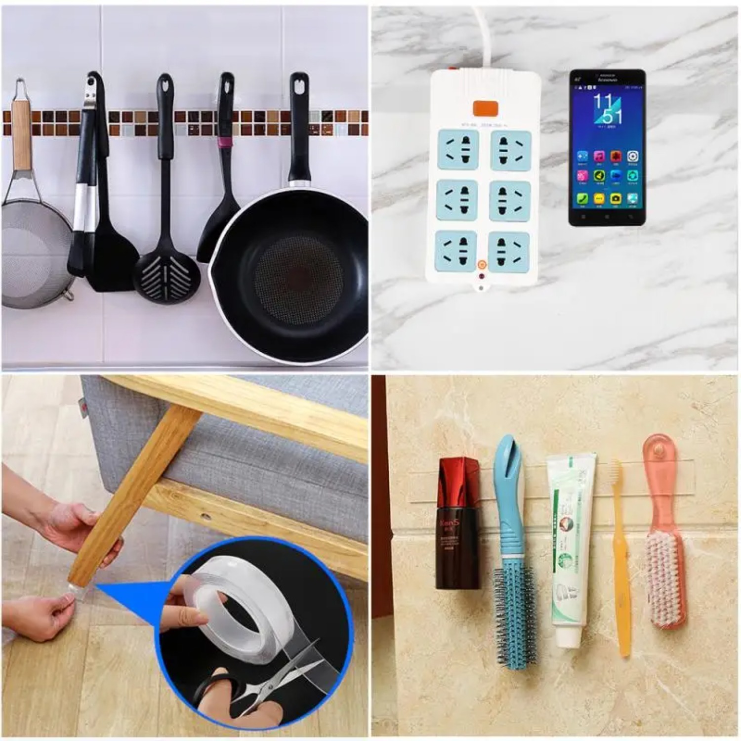 Ultra-strong Double Sided Adhe - Home Improvement Items 评论和价格