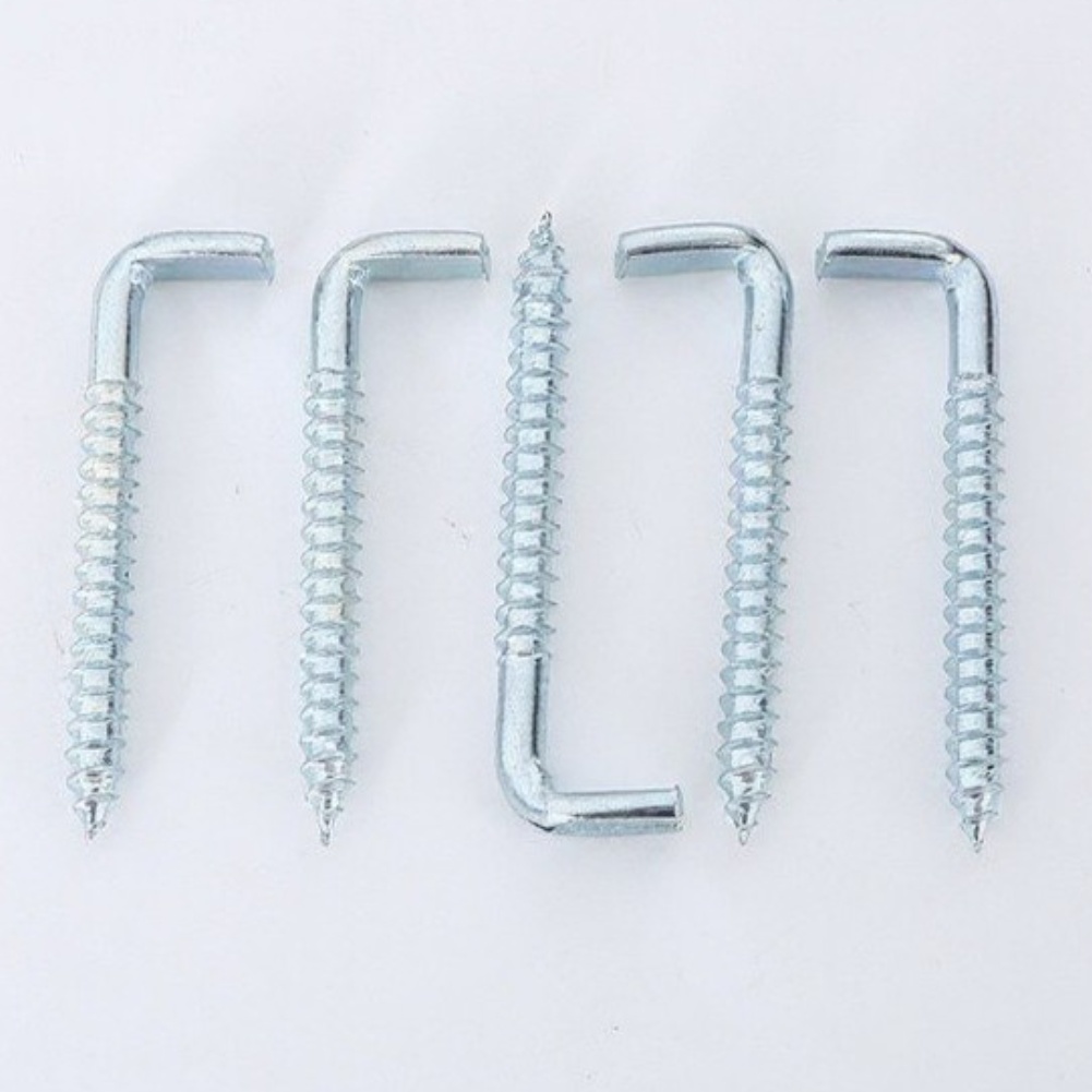 L Shaped Screw Hooks 100 pcs f - Home Improvement Retailers 评论和价格