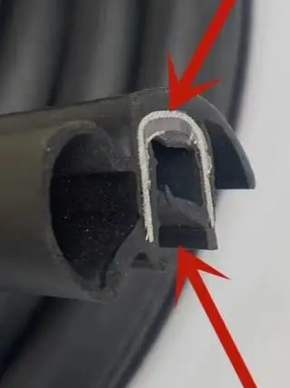 1 Piece Door Rubber for Lancer - Door Weather Strip 评论和价格